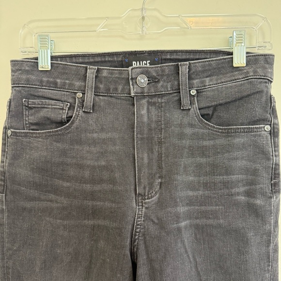 Paige Straight Leg Black Jeans Size 27 - Picture 3 of 13